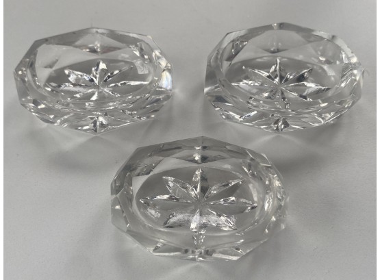 Great Grouping Of Antique Starburst Crystal Salts