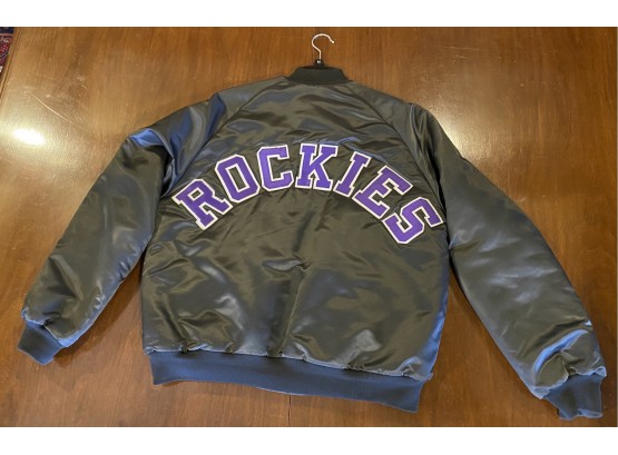 Vintage Colorado Rockies Satin Locker Line Large Jacket