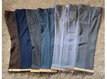 7 Pairs Vintage Wrangler Western Dress Pants 36x30