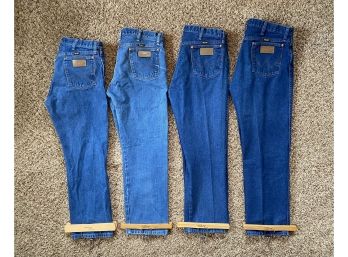4 Pairs Wranglers Jeans 36x29