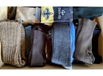 Grouping Of Mens Wool And Trouser Socks