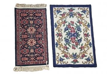 Two Small Area/ Hallway Rugs