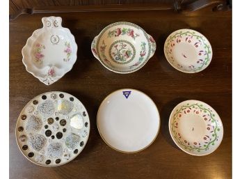 Vintage Mismatched Small Plates And Bowls