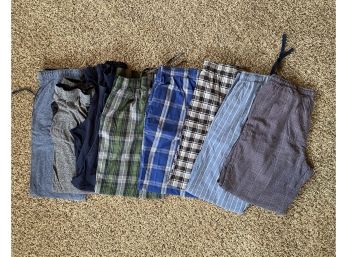 Grouping Of 8 Mens Pajama Lounge Pants Medium