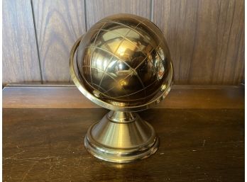 Gold Table Globe With Secret Compartment
