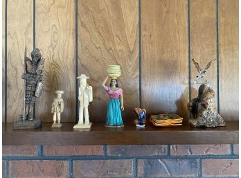 Lot Of Figurines And Coasters