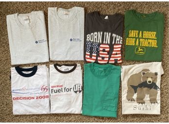 Collection Of 8 Mens Tshirts