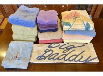 Large Collection Of Bath And Hand Towels