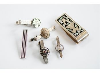 A Fun Group Of Vintage And Antique Money Clips