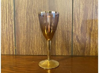 Collection Of Stemmed Glassware Including Carnival Cordial Glasses