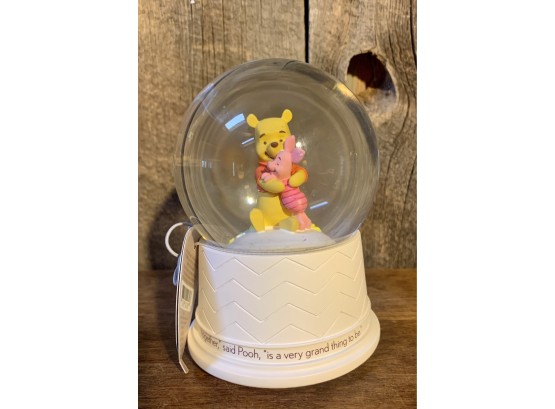 NEW! Musical Winnie The Pooh Snow Globe