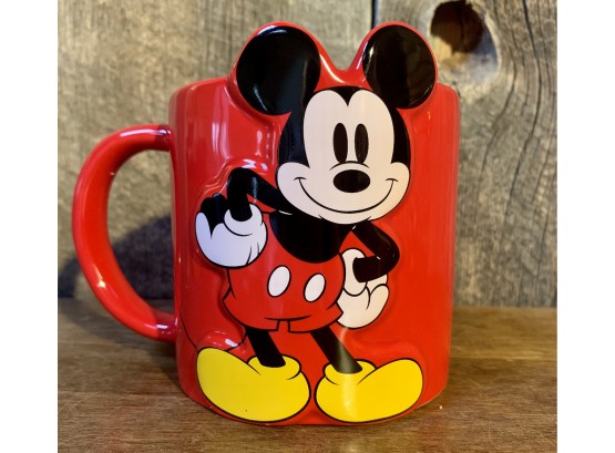 NEW! Red Mickey Mug