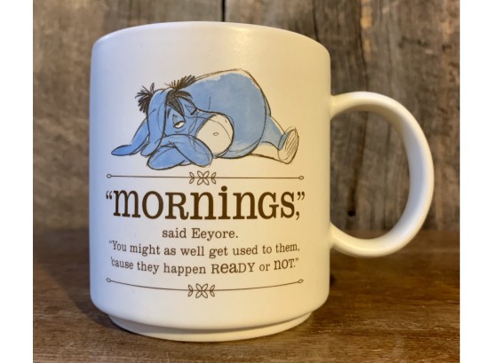 NEW! Eeyore Mornings Mug