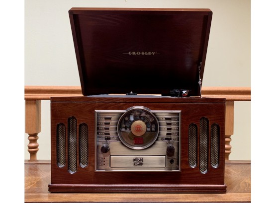 Crosley Vintage Style Turntable, Radio, Cassette And CD Player