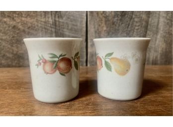 2 Small Wedgwood Pieces W/fruit Design