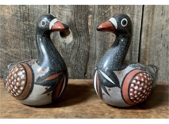 Mexican Pottery Duck Pair