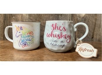 NEW! Whiskey And Sparkle Mugs