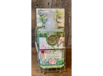 NEW! Michel Design Works Hand Soap, Napkins And Rack