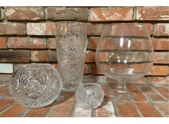 Grouping Of Glass Vases