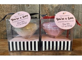 NEW! Two's Company You're A Gem Scented Bath Caviar