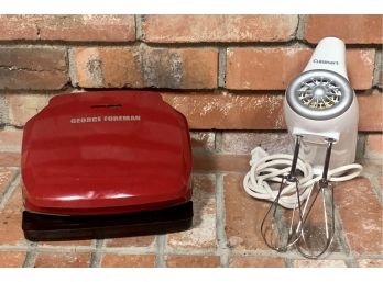 George Foreman Grill & Cuisineart Hand Mixer