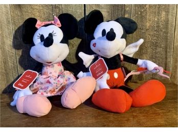 NEW! Minnie & Mickey Plus Toys- Valentine's Theme