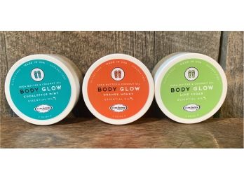 NEW! 3 Pure Factory Naturals Body Glow W/Essential Oils