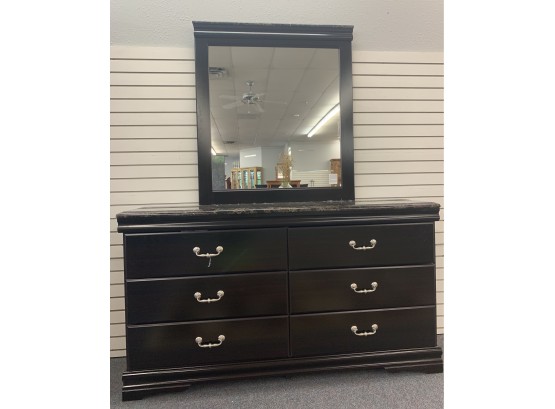 Black Dresser With Mirror By Ashley Furniture