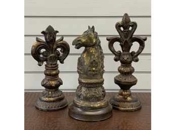 Set Of 3 Chess Piece Ornaments