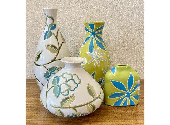 Collection Of 4 Vases