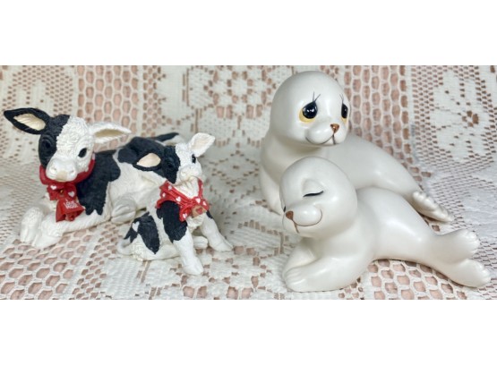 Cute Kathy Wise And Oxford Animal Figurines