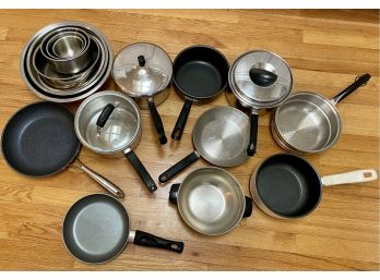 Large Lot Of Kitchen Pans