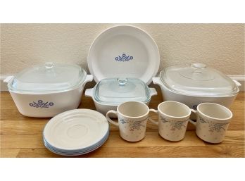 Lot Of Corning Ware Dishes And Corelle By Corning Ware Small Plates
