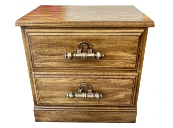 Vintage American Of Martinsville 2-drawer Bedside Cabinet