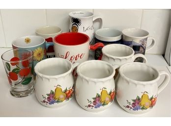 Lot Of Misc. Mugs And Cups
