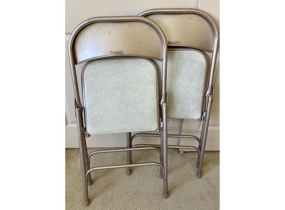 2 Vintage Samsonite Folding Chairs
