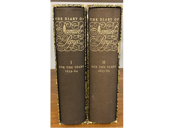 Two Hardcover Volumes 'Diary Of Samuel Pepys'
