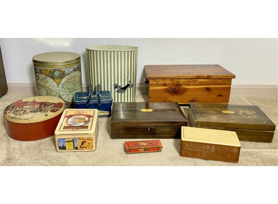 Lot Of Vintage Containers