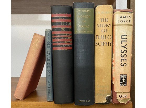 Lot Of Vintage Hardcovers (Feat. Ulysses By James Joyce)
