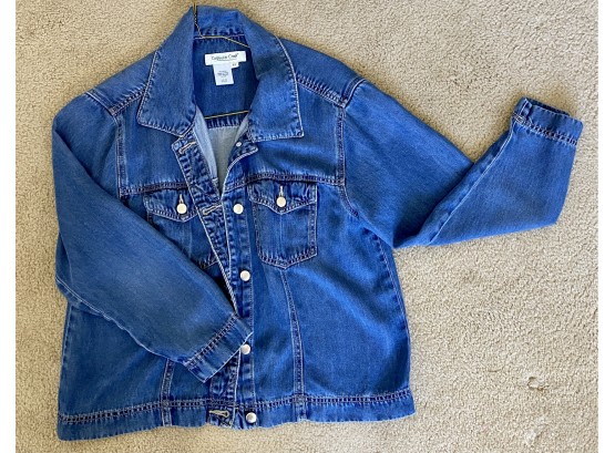 Colwater Creek Jean Jacket Size PS
