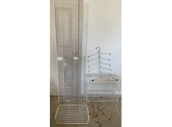 Lot Of Closet Organizers And Shelving