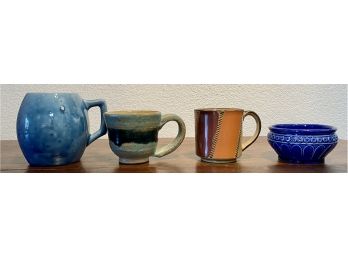 4 Beautiful Ceramic Mugs