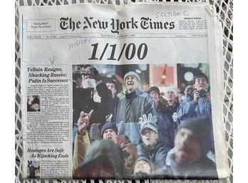 New York Times--Jan. 1, 2000 Newspaper