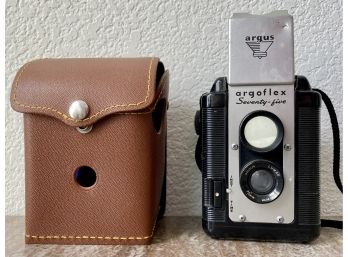 Vintage Argus Camera With Leather Case