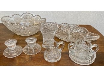 Lot Of Cut Glass And Crystal