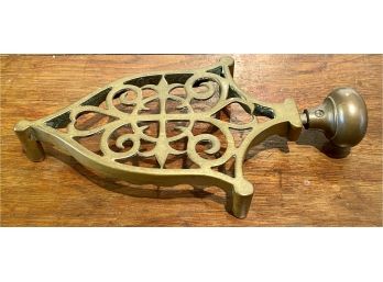 Vintage Brass Iron Holder