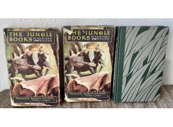 Vintage Hardcover 'The Jungle Books' (3pcs)