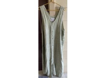 Gray/green Dress 'flax' By Jeanne Engelhart