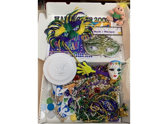 Great Collection Of Mardi Gras Decorations And Beads