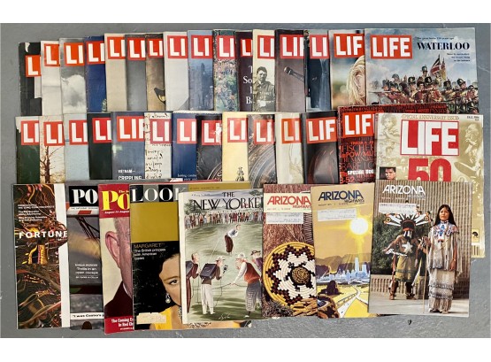 Large Collection Of Vintage Life Magazines 1936- 86